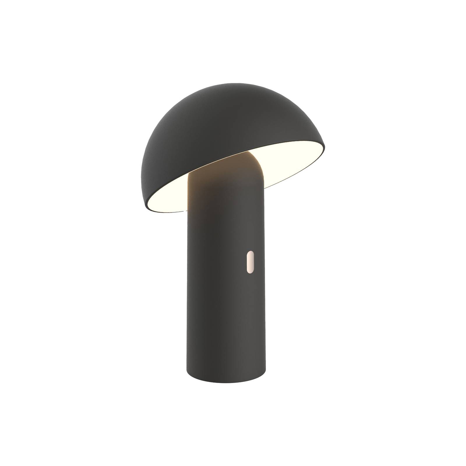 Aluminor Capsule LED-Tischlampe, mobil, schwarz von Aluminor