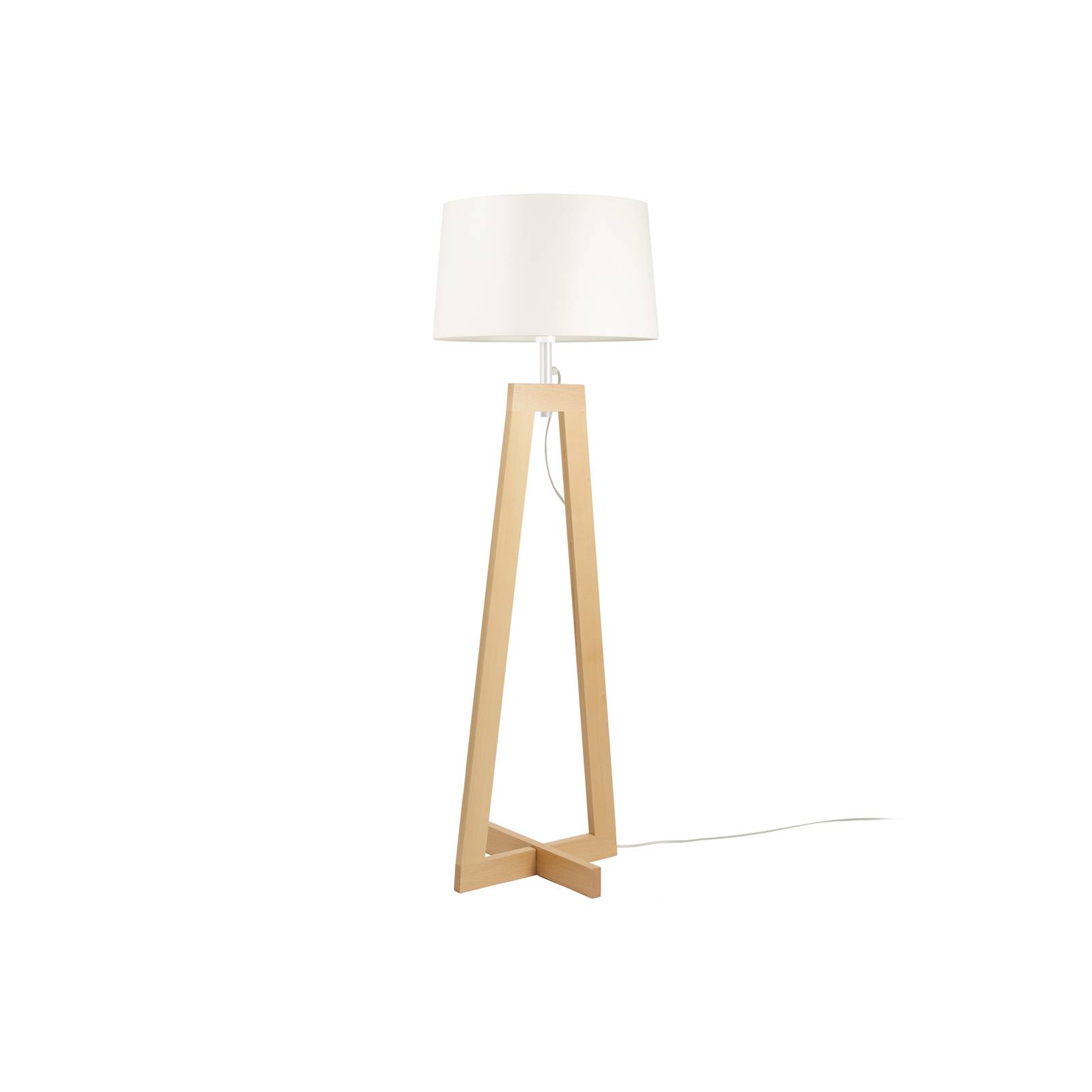 Aluminor Sacha LS mini Stehlampe, Holz und Textil von Aluminor