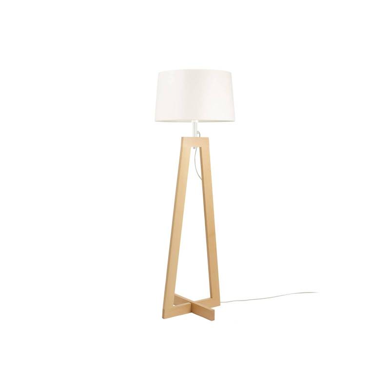 Aluminor Sacha LS mini Stehlampe, Holz und Textil von Aluminor