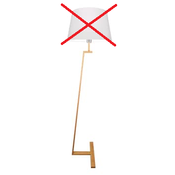 Aluminor Stehleuchte Memphis Stehlampe Standleuchte LS weiß SIEHE TEXT/FOTO von Aluminor
