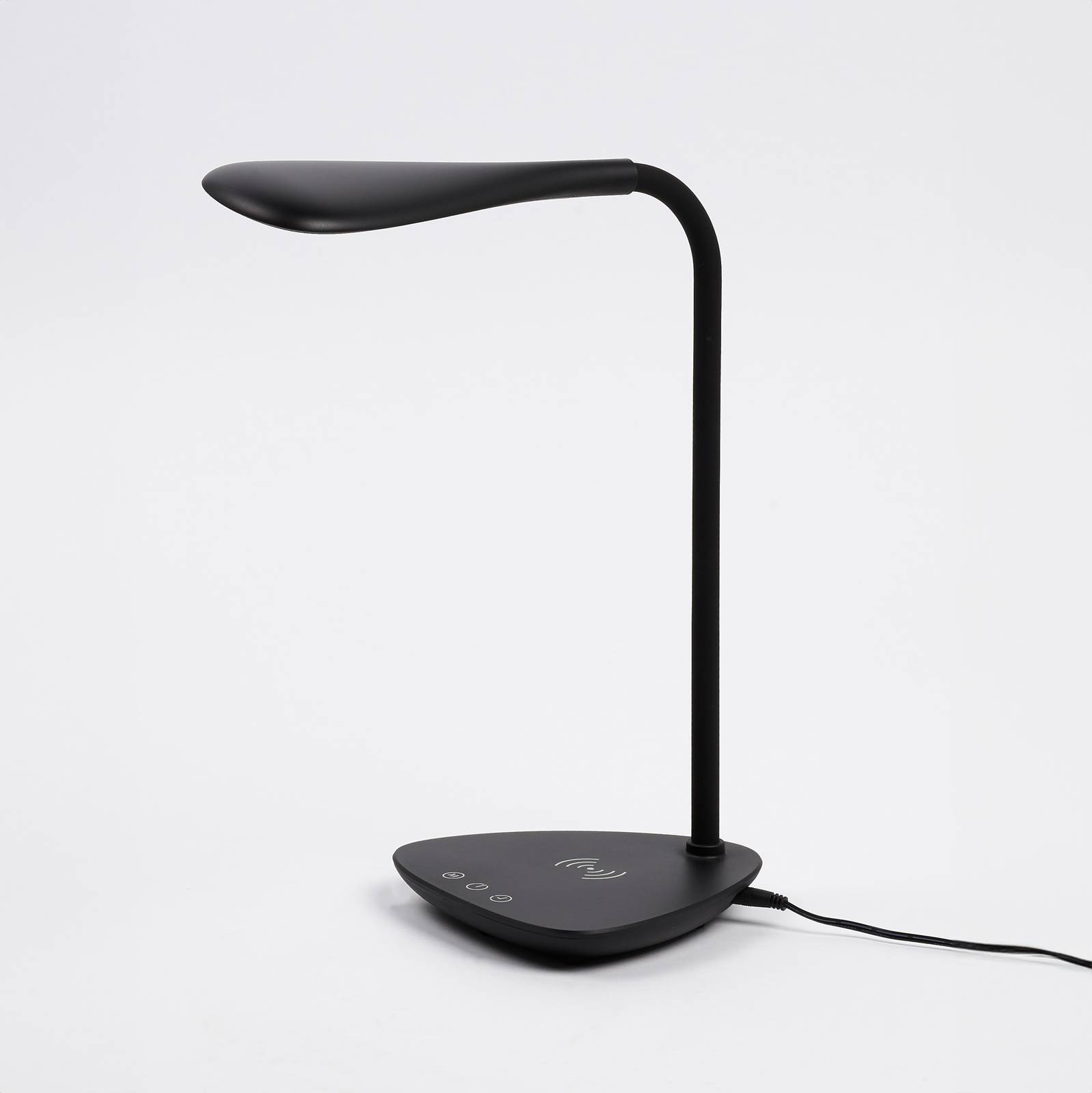 Aluminor Tom Qi LED-Schreibtischlampe CCT schwarz von Aluminor