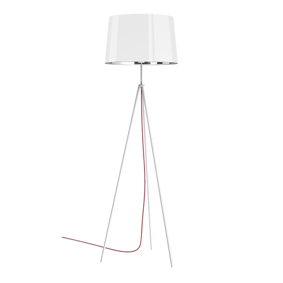 Aluminor Tropic Stehleuchte Stehlampe Standleuchte Leuchte Lampe Weiß Kabel Rot B-Ware Aluminor Tropic Stehleuchte Stehlampe Standleuchte Leuchte Lampe Weiß Kabel Rot B-Ware von Aluminor
