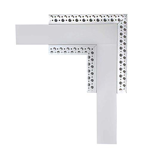 90° Eckverbinder SALA104 U-Profil Aluminium LED eloxiert | Lange Seite 16.7cm x Kurze Seite 11.8cm x Innenbreite 47mm | Eckwinkel | auf Gehrung geschnitten | Aluprofil für Stripes bis 47mm Breite von Alupona