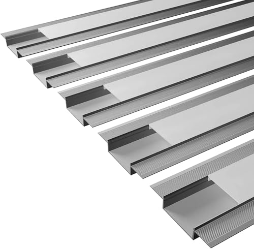 Alupona 5x Kizar40 LED Trockenbauprofil I 5 x 2m I Langlebige Aluminium Profilleiste für LED Streifen bis 37 mm Breite I Perfekt für Rigipsplatten I Trockenbauschiene + Acryl Abdeckung milchig Alupona 5x Kizar40 LED Trockenbauprofil I 5 x 2m I Langlebige Aluminium Profilleiste für LED Streifen bis 37 mm Breite I Perfekt für Rigipsplatten I Trockenbauschiene + Acryl Abdeckung milchig von Alupona