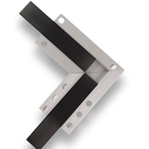 Alupona Kizar40 LED U-Trockenbauprofil Aluminium eloxiert 90° Ecke I 2m x 3,7cm x 1,40cm I Profilleiste für LED Streifen bis 37mm Breite I Rigipsplatten-Trockenbauschiene + Acryl Abdeckung schwarz Alupona Kizar40 LED U-Trockenbauprofil Aluminium eloxiert 90° Ecke I 2m x 3,7cm x 1,40cm I Profilleiste für LED Streifen bis 37mm Breite I Rigipsplatten-Trockenbauschiene + Acryl Abdeckung schwarz von Alupona