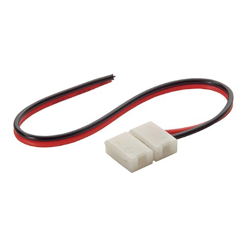 Alupona LED Schnell-Verbinder inkl. 14cm Kabel für 8mm LED Streifen Direktverbinder Clip-Clips von Alupona