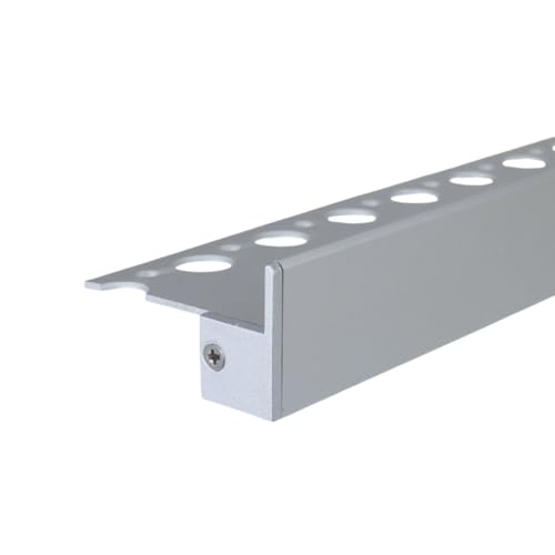 Alupona LED Treppenprofil Ely eloxiert - 150 cm, satinierte Abdeckung, mit Endkappen - Fliesenprofil für LED-Beleuchtung für elegante Treppen Alupona LED Treppenprofil Ely eloxiert - 150 cm, satinierte Abdeckung, mit Endkappen - Fliesenprofil für LED-Beleuchtung für elegante Treppen von Alupona