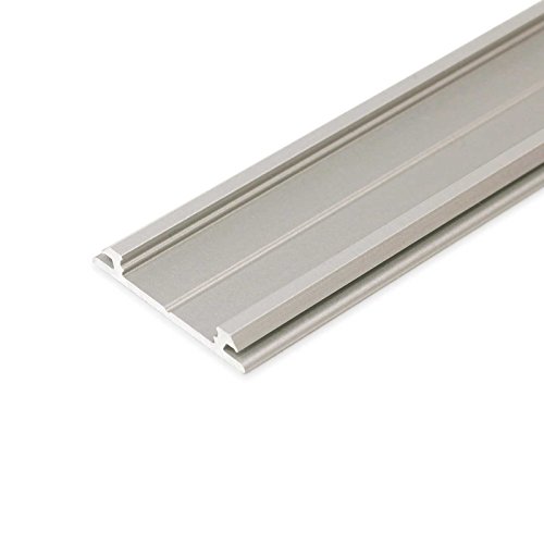 Biegsames 1-2m Aluprofil ARC12 (AR) 1-2 Meter Aluminium Profil-Leiste eloxiert für LED Streifen - Set inkl Abdeckung-Schiene mit Endkappen und Halterungen (1 Meter milchig click) von Alupona