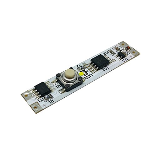 LED Schalter/Dimmer für 12V / 24V DC Steuerung Taster Aluminiumprofil von Alupona