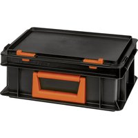 Alutec - 139205110188 Kunststoffbox Magnus pc 5 (b x h x t) 300 x 133 x 200 mm Schwarz, Orange 1 St. von Alutec