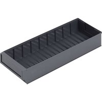 Alutec 66032 Sichtlagerkasten (L x B x H) 500 x 183 x 81 mm Dunkelgrau 1 St. von Alutec