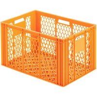 Alutec 75092 Kunststoffbox lebensmittelgeeignet (B x H x T) 600 x 350 x 400 mm Orange 1 St. von Alutec