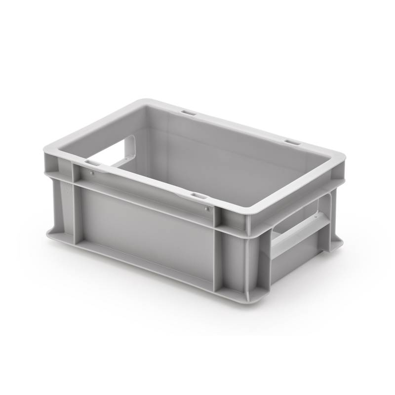 Alutec Kunststoffbehälter geschlossen grau 30 x 20 x 12 cm von Alutec