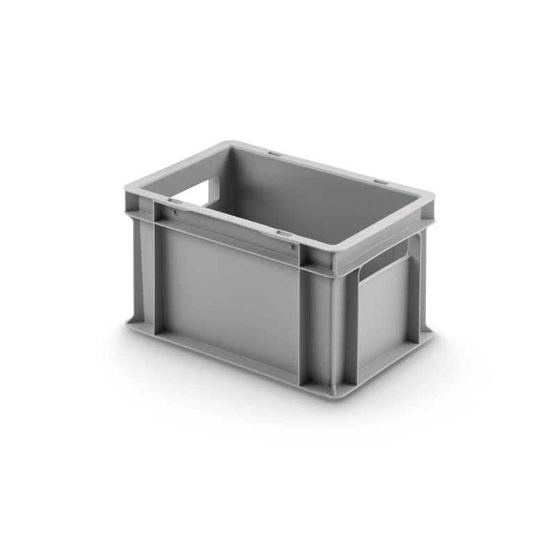 Alutec Kunststoffbehälter geschlossen grau 30 x 20 x 17 cm von Alutec