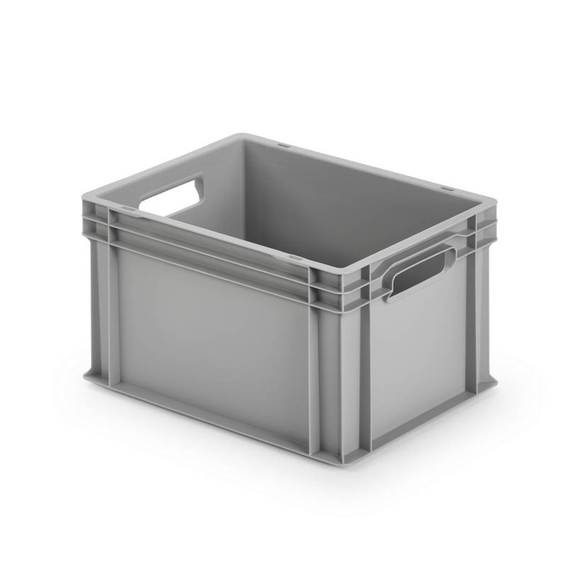 Alutec Kunststoffbehälter geschlossen grau 40 x 30 x 23,5 cm von Alutec