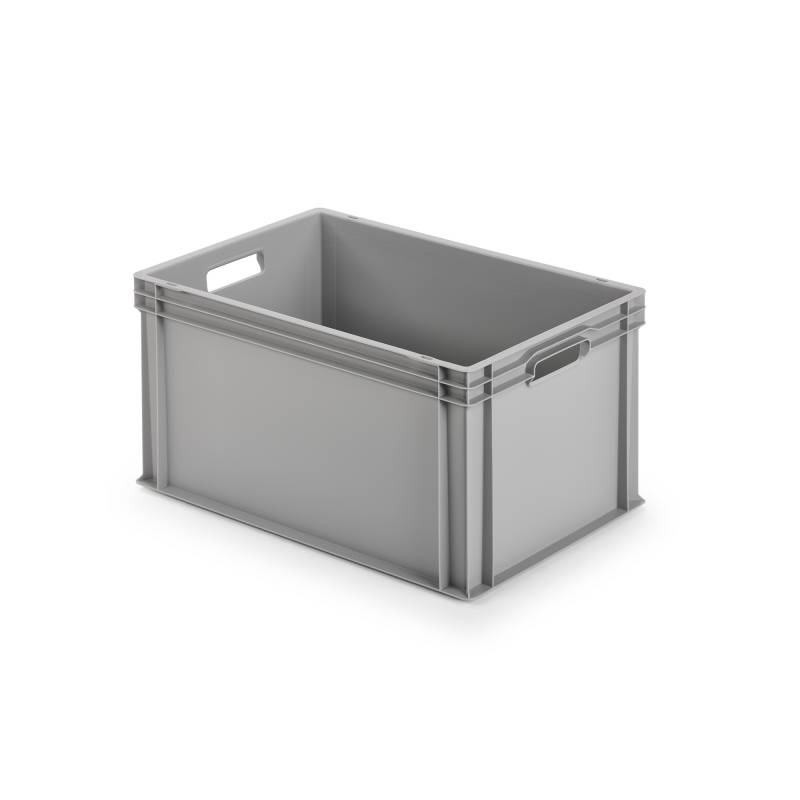 Alutec Kunststoffbehälter geschlossen grau 60 x 40 x 32 cm von Alutec