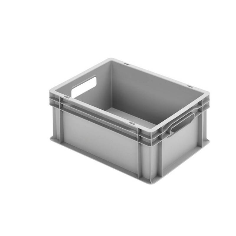 Alutec Kunststoffbehälter geschlossen grau 40 x 30 x 17,5 cm von Alutec