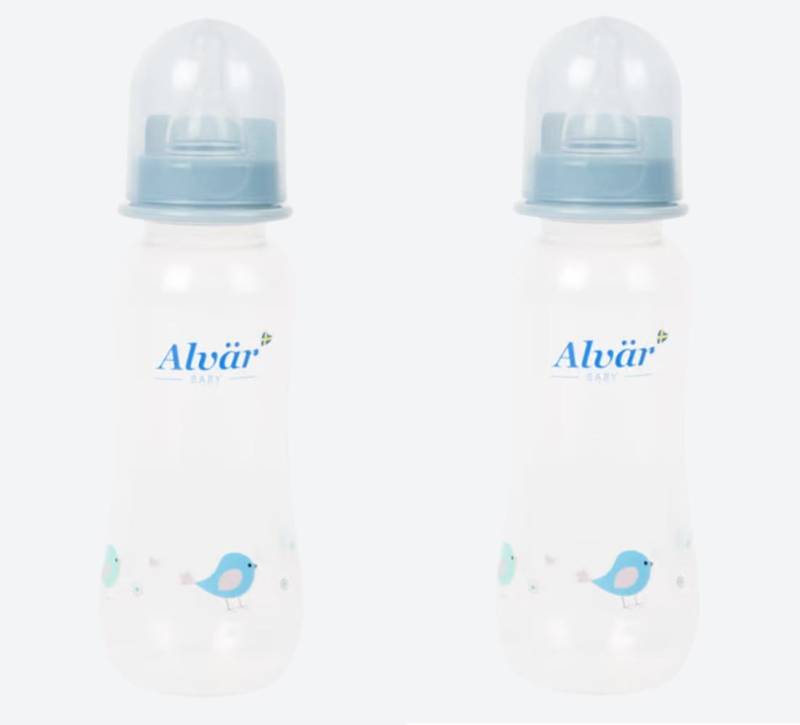 Alvär Babyflasche 2 Stück Alvär Babyflasche Schmalhals 250 ml von Alvär