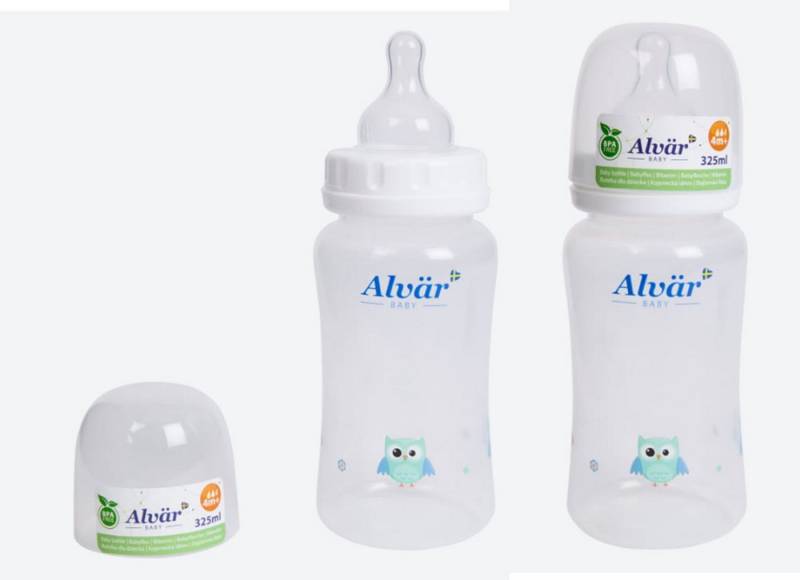Alvär Babyflasche 2 Stück Alvär Babyflasche Schmalhals 250 ml von Alvär