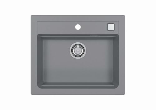 Alveus 1131995 ATROX 30 Küchenspüle Unterputz oder Unterbau aus Granit, Beton von Alveus