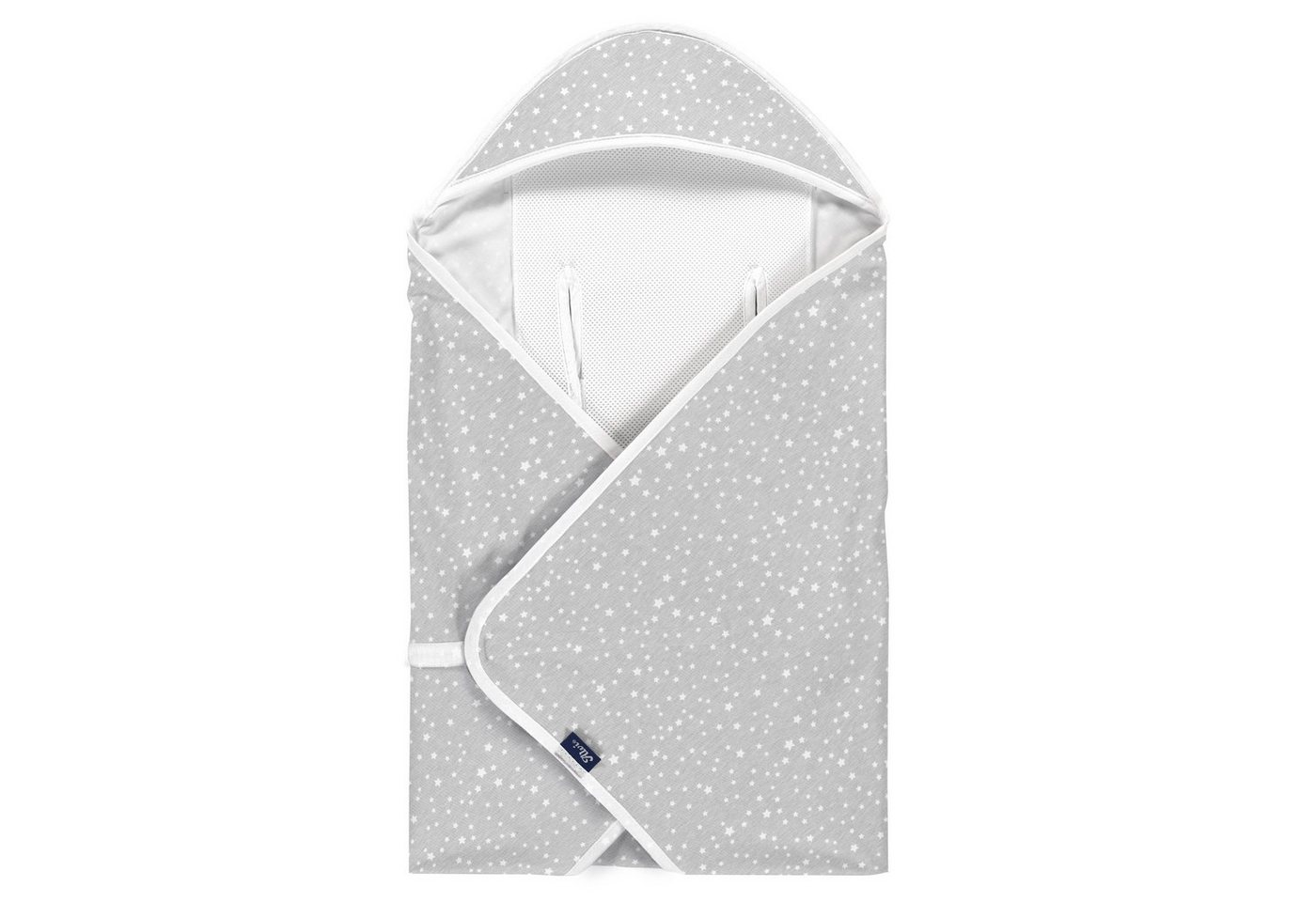 Alvi® Fußsack Jersey light - Sternenhimmel, Baby Reisedecke Baumwoll Decke 80 x 80 cm von Alvi®