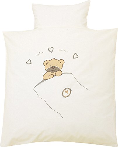 Alvi 401155626 Bettwäsche Applikation little bear beige 80x80cm 2016/2017 von Alvi