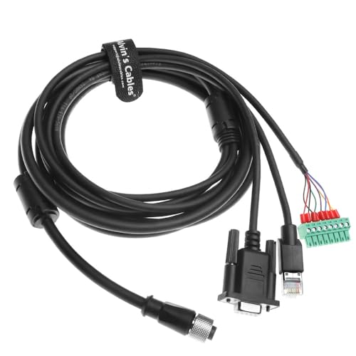 Alvin's Cables M12 A-Code 17-Pin Strom-Daten-Ethernet-Kabel für Hikrobot ID2000 ID3000 Barcode-Lesegeräte, SC2000 SC3000 Vision Sensoren, M12 17-Pin Buchse auf RJ45 DB9 Integriertes Kabel 3M Alvin's Cables M12 A-Code 17-Pin Strom-Daten-Ethernet-Kabel für Hikrobot ID2000 ID3000 Barcode-Lesegeräte, SC2000 SC3000 Vision Sensoren, M12 17-Pin Buchse auf RJ45 DB9 Integriertes Kabel 3M von Alvin's Cables