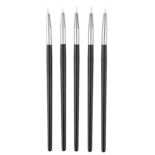 5 Pcs Silicone Clay Sculpting Tools - 5 Size Rubber Tip Silicon Brushes Pottery Clay Pen Shaping Carving Set for Pottery, Sculpture 5 Pcs Silicone Clay Sculpting Tools - 5 Size Rubber Tip Silicon Brushes Pottery Clay Pen Shaping Carving Set for Pottery, Sculpture von Alvinlite
