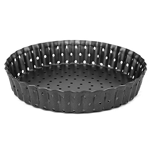 Alvinlite, die perforierte Tortenform, garantiert goldene Torten-, Quiche- und Flan-Krusten mit dieser tiefen Tortenplatte mit Löchern für knuspriges Backen im 5-Zoll-Typ von Alvinlite