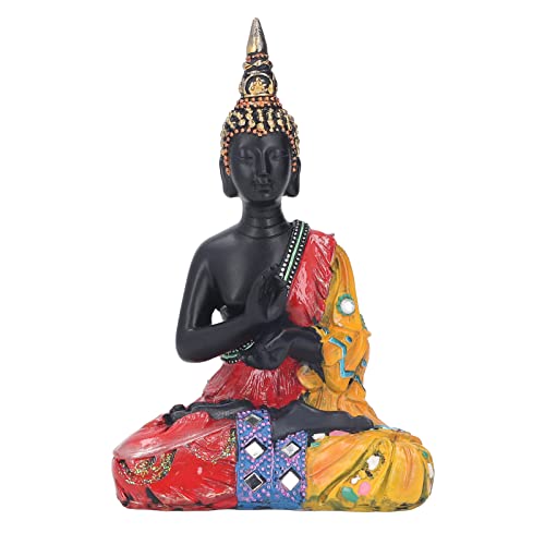 Alvinlite Buddha-Statue-Ornament, Thailändische Liegende Buddha-Statue, Ornament, Positive Energie, Handgefertigt, Buddhistische Kunstharzfigur Für Heimdekoration von Alvinlite