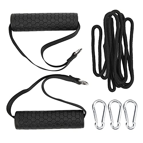 Alvinlite DIY Trizeps-Presse-Rollen-Kabel-Maschine Schwere Trizeps-Zug-Seil-Trizeps-Presse-Kabel-Griff-Griff für Armkrafttrainingstraining DIY von Alvinlite