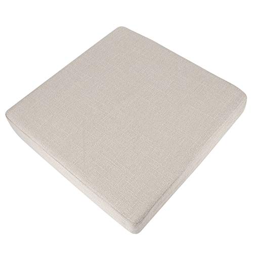 Alvinlite Haushaltsquadrat Yoga Bodenkissen Abnehmbares waschbares Meditationsmattenkissen(Beige) von Alvinlite