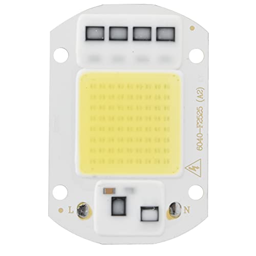 Alvinlite LED Chip, AC220V 50W LED Chips Birne, Breiter Beleuchtungsbereich, hohe Lichtwirkung, Helligkeit, LED-Lampenperlen(Weißes Licht) von Alvinlite