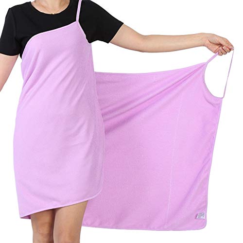 Alvinlite Mikrofaser Sling Badetuch Frauen Handtuch Wrap Bademantel Bad Rock für Spa Dusche Saunabad(Lila) von Alvinlite