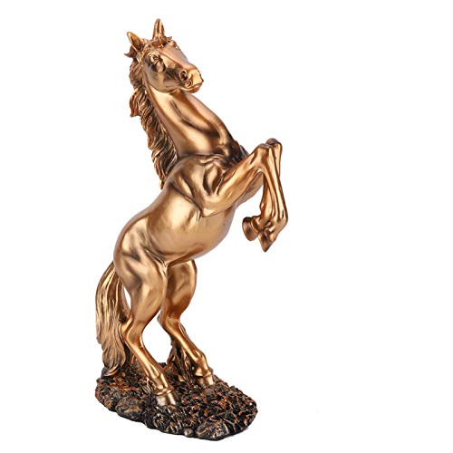 Alvinlite Pferd stehende Statue Pferdeskulptur Antike Schreibtischverzierung für Hauptdekor-Tierverzierungsskulptur(Kupfer) von Alvinlite