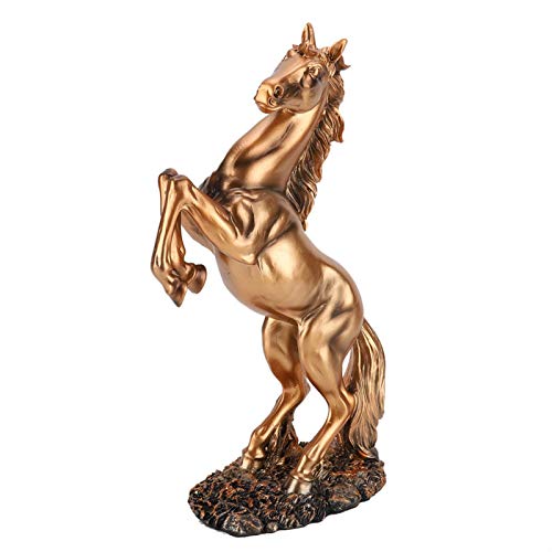 Alvinlite Pferdeskulptur Stehende Statue des Pferdes Antike Schreibtischverzierung für Hauptdekor-Tierverzierungsskulptur(Kupfer) von Alvinlite