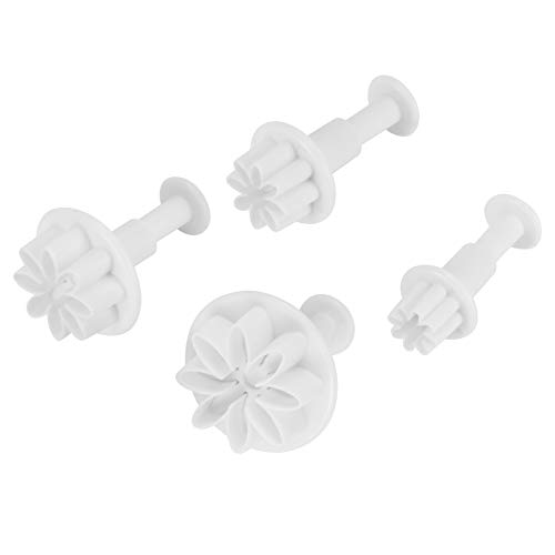 Plunger Cutter, Gänseblümchen Plunger Cutter Formen DIY Kuchen Sugarcraft Kuchen dekorieren, Gänseblümchen, 4 Stück blume von Alvinlite