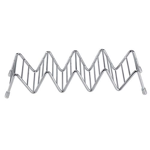 Alvinlite Taco Rack Wave Edelstahl Burrito Rack Display Rack Shell Rack Halter Halterung Küchenutensilien(B.) von Alvinlite