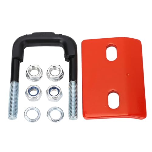 Anhängerkupplung Anstrahlung Anti -Rassel -Klemme Kohlenstoffstahl Zink schwere Stahlstabilisator für 1,25 Zoll und 2 -Zoll (Rot) von Alvinlite