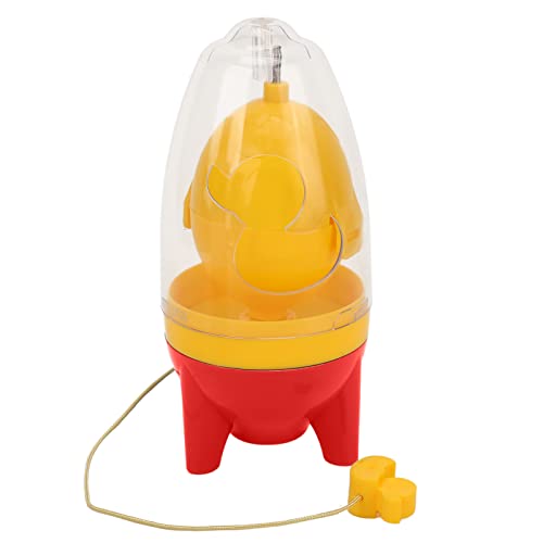 Alvinlite Egg Scrambler Shaker, Eierschleuder, Tragbare Golden Egg Maker, Manuelle Eier schüttler, Eier spinner Scrambler, Eiweiß-und Eigelb spin mischer mit Zugseil(Rot) von Alvinlite