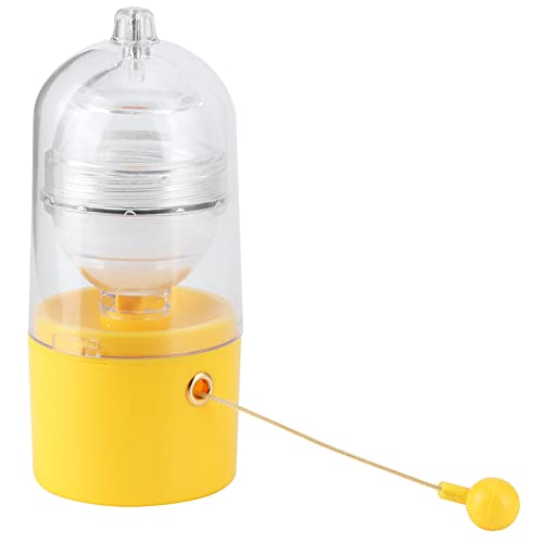 Egg Scrambler Shaker, Tragbarer Egg Spinner Für Gekochte Goldene Eier Manueller Eiweiß-Eigelb-Mixer Mixer Egg Beater Egg Pudding Maker Mit Zugseil von Alvinlite