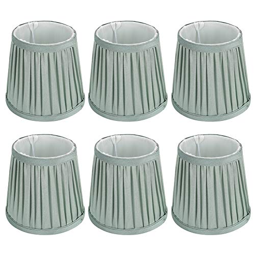 Kronleuchterschirme Lampenschirme Set von 6, kleine Lampenabdeckung Glocke Lampenschirme Grün Uno Fitter Modern für Hängelampe Tischlampe Stehlampe Ersatz Kronleuchterschirme Lampenschirme Set von 6, kleine Lampenabdeckung Glocke Lampenschirme Grün Uno Fitter Modern für Hängelampe Tischlampe Stehlampe Ersatz von Alvinlite
