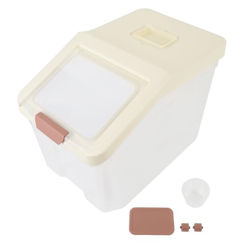 Reisvorratsbehälter, luftdichtes Mehlbehälter Getreide Trockennahrung Lagerbehälter große Kapazität Dampproof für Küchenhaushalt (20kg) von Alvinlite