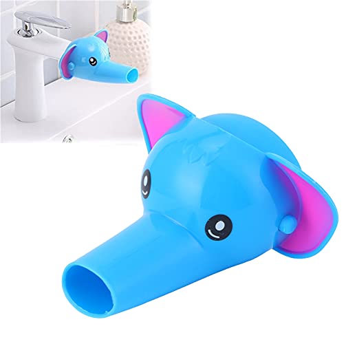 Wasserhahn Verlängerung - Wasserhahnverlängerung für Kinder, Wasserhahn Verlängerung Extender Wasserhahn Anzapfung Extender Wasser-Hahn-Extender für Kleine Kinder zum Händewaschen, Blauer Elefant von Alvinlite