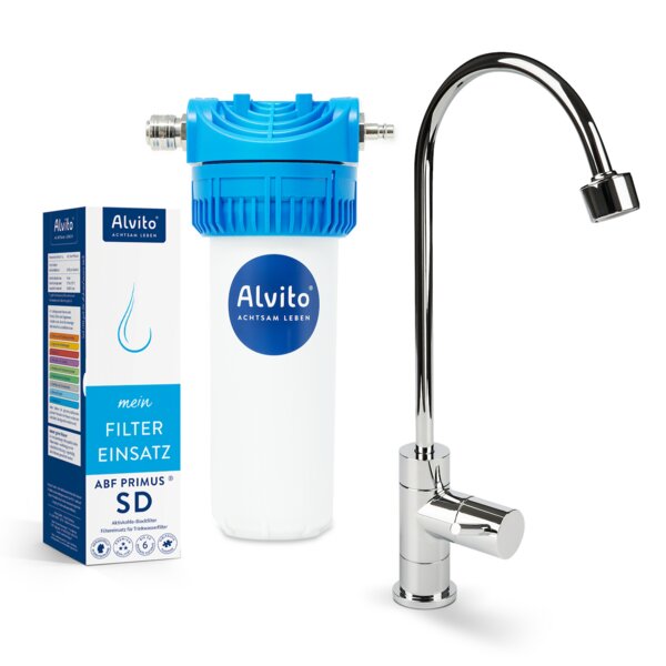 Alvito Wasserfilter STARTSET - Das kleine Wasserwerk für Dein Zuhause von Alvito