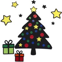 Weihnachtsbaum Fensterbild Bastelset | Weihnachts Fensterbilder| Basteln Für Weihnachten Mit Kindern Weihnachten von AlwaysAmazingShop