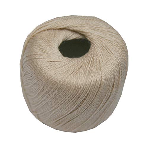 Stopftwist Stopfgarn Baumwolle 8-fach mercerisiert 20 m beige (0854) von Mcties