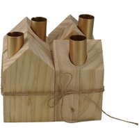 AM Design Adventsleuchter "Weihnachtsdeko", Kerzenhalter, aus Holz, Höhe ca. 13,5 cm von Am Design