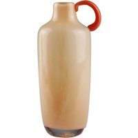 AM Design Dekovase "Braune Glasvase mit orangem Griff" für einen stilvollen Kontrast AM Design Dekovase "Braune Glasvase mit orangem Griff" für einen stilvollen Kontrast von Am Design