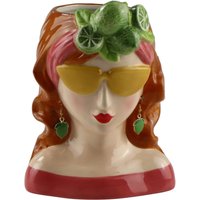 AM Design Dekovase "Verspielte Vase aus Dolomit" mit fruchtigem Design AM Design Dekovase "Verspielte Vase aus Dolomit" mit fruchtigem Design von Am Design